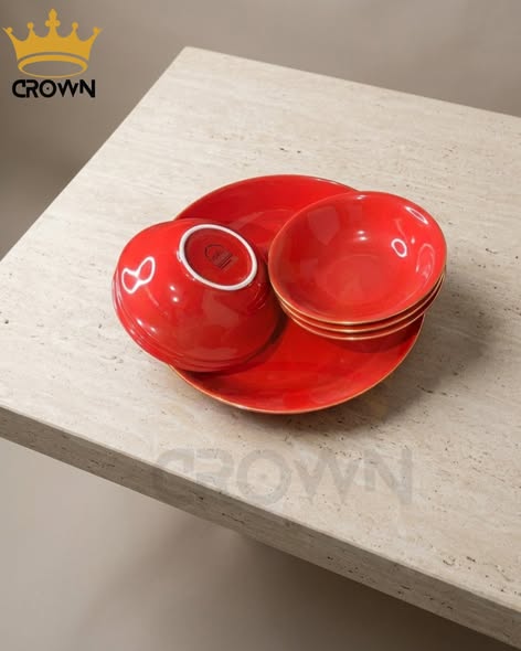 Crimson Royale 7-Piece Firni & Dessert Set